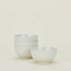 Essential Large Bowl, Set Of 4 - Bone