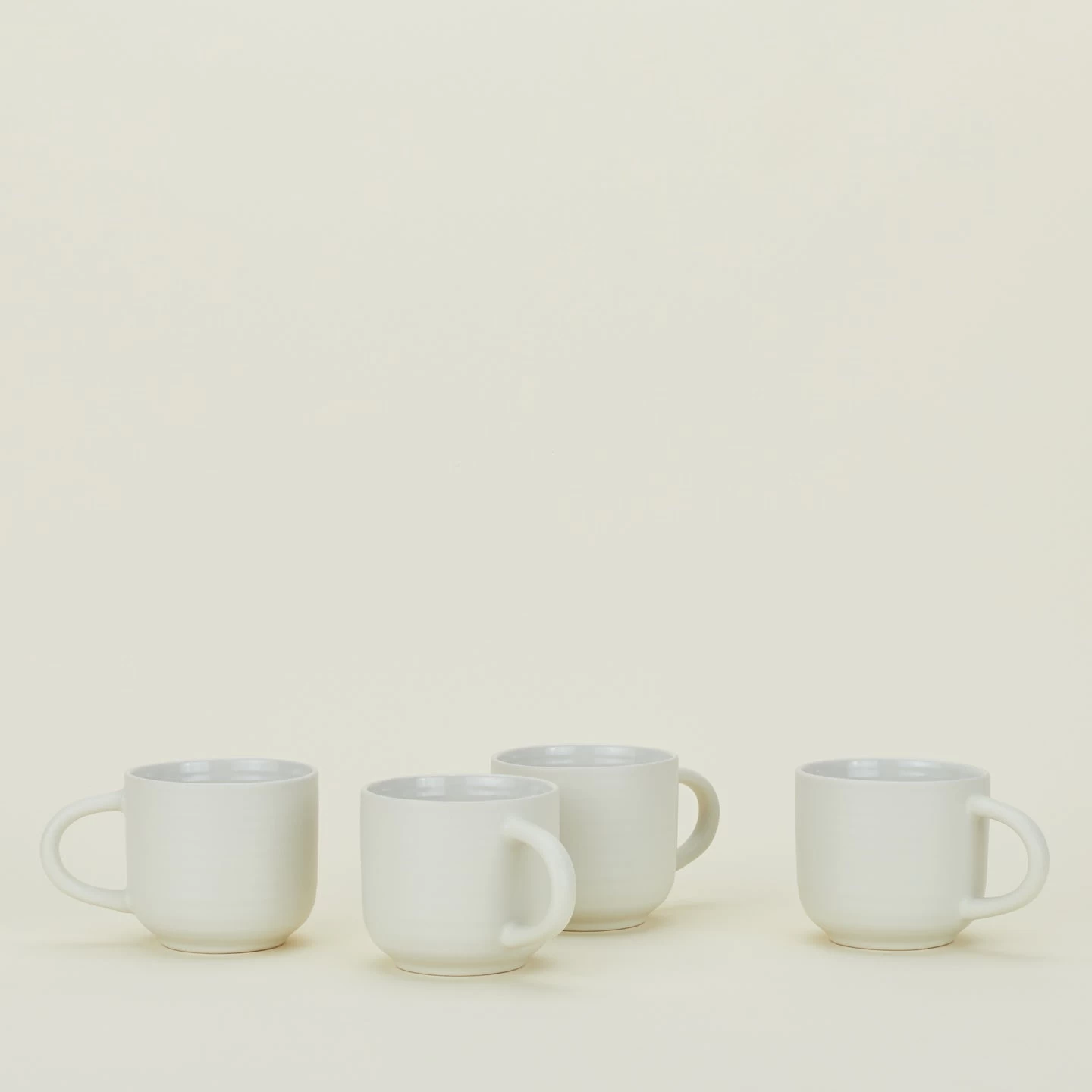 Essential Mug, Set Of 4 - Bone