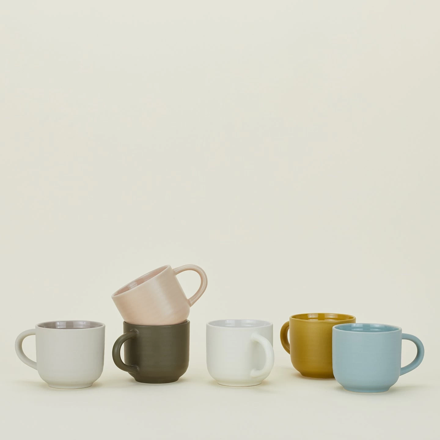Essential Mug, Set Of 4 - Bone - Image 5