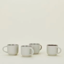 Essential Mug, Set Of 4 - Light Grey