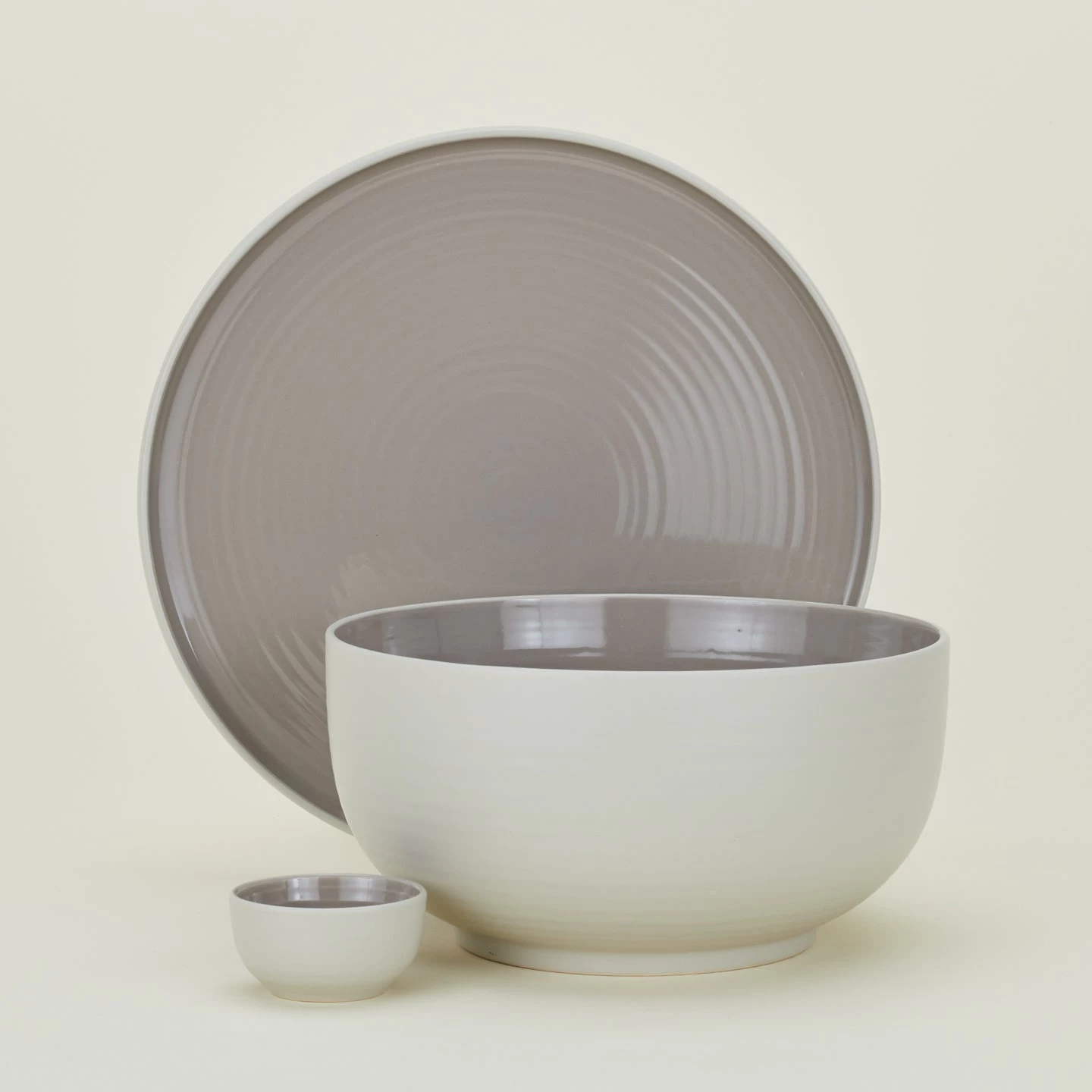 Essential Serving Bowl - Light Grey - Image 4