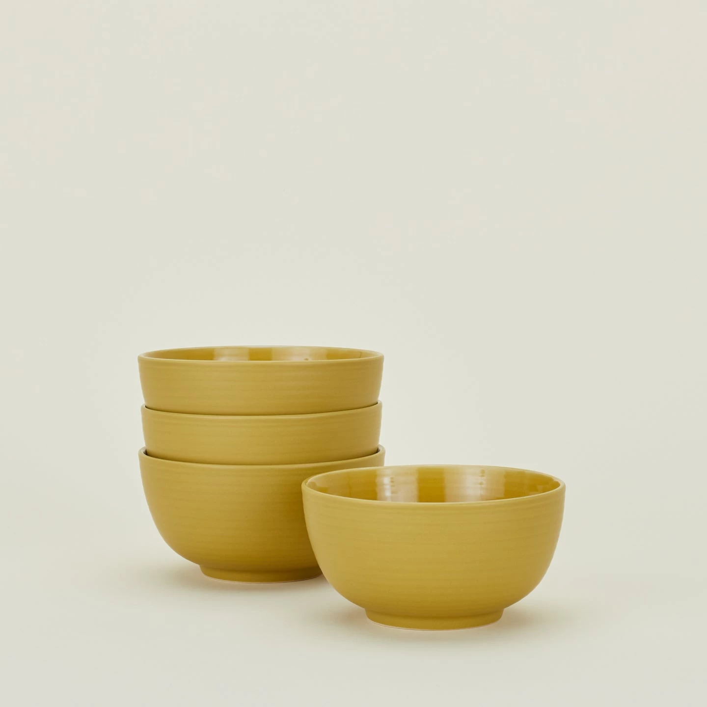 Essential Large Bowl, Set Of 4 - Mustard - Image 2