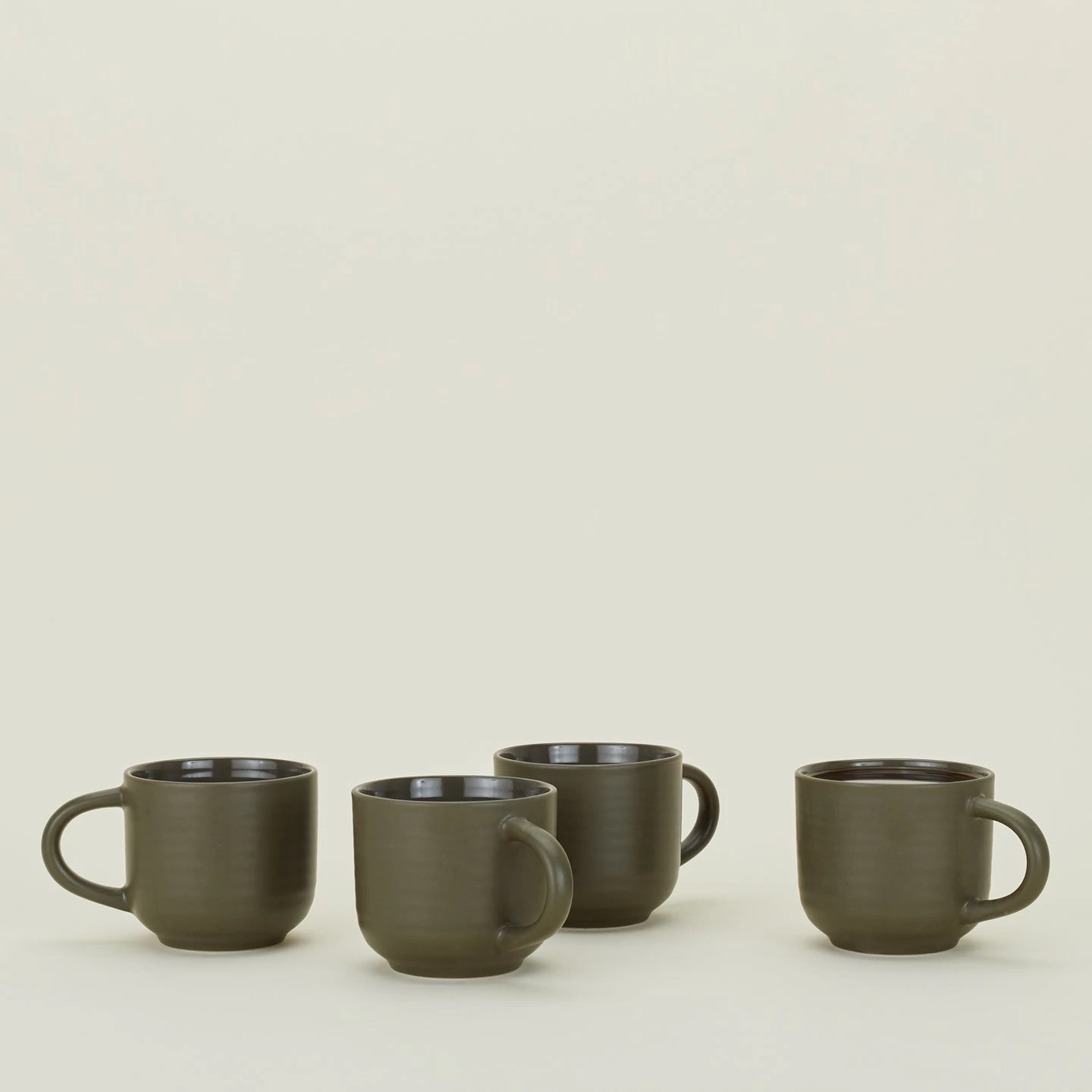 Essential Mug, Set Of 4 - Olive - Image 2
