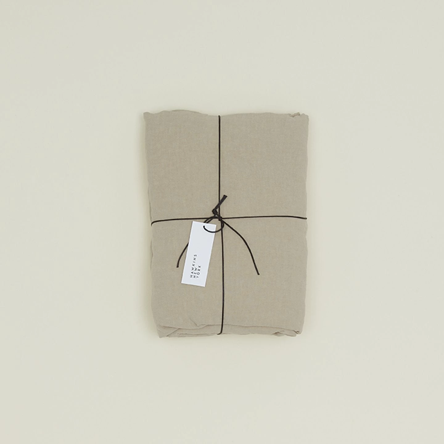 Simple Linen Fitted Sheet - Flax