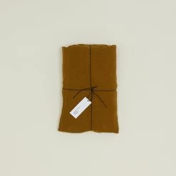 Simple Linen Fitted Sheet - Bronze
