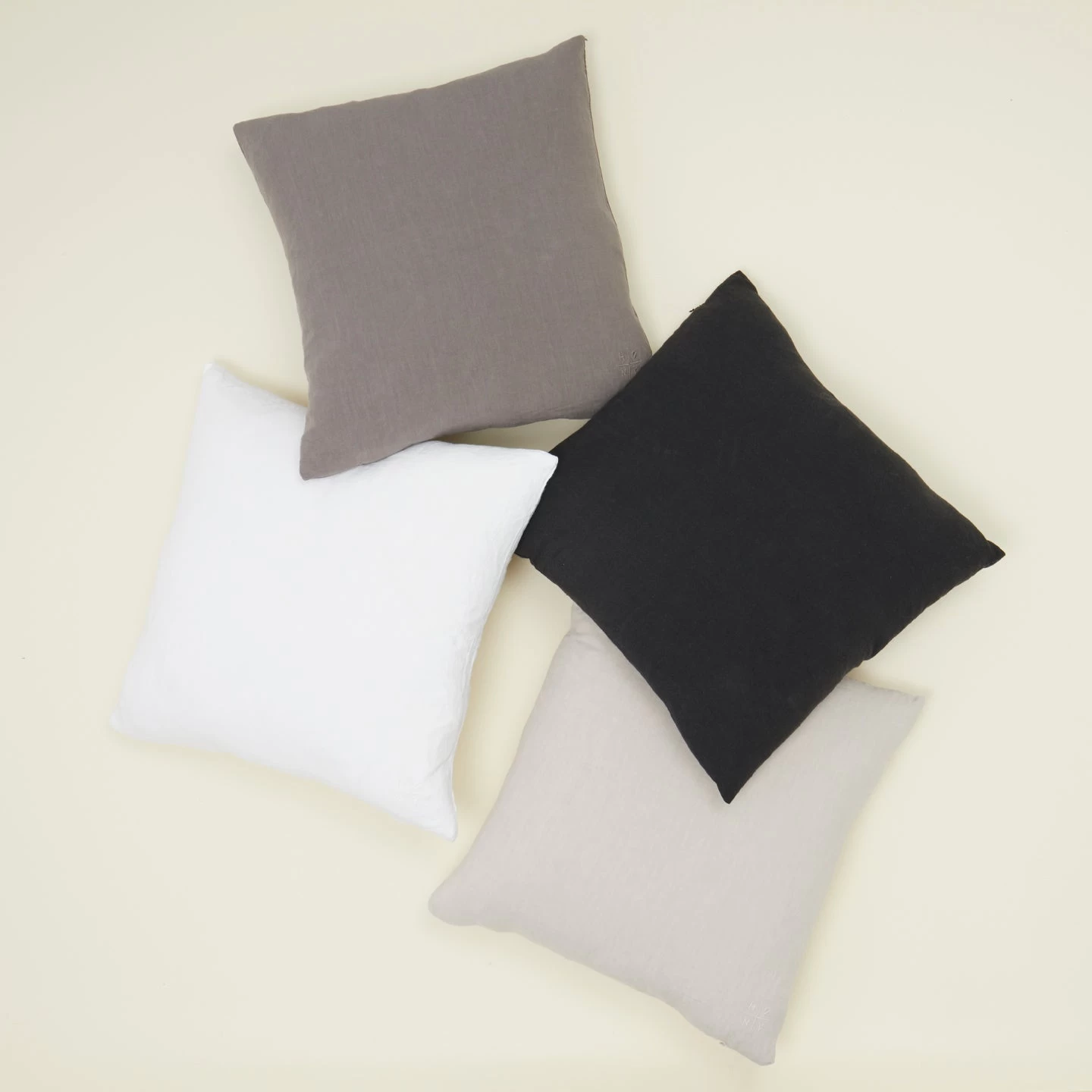 Simple Linen 18x18 Pillow - Black - Image 2