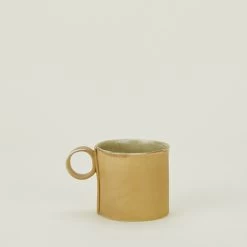 Loop Handled Mug - Ochre Gold