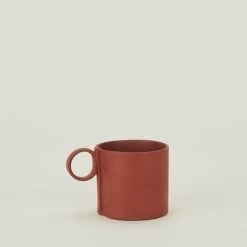 Loop Handled Mug - Terracotta