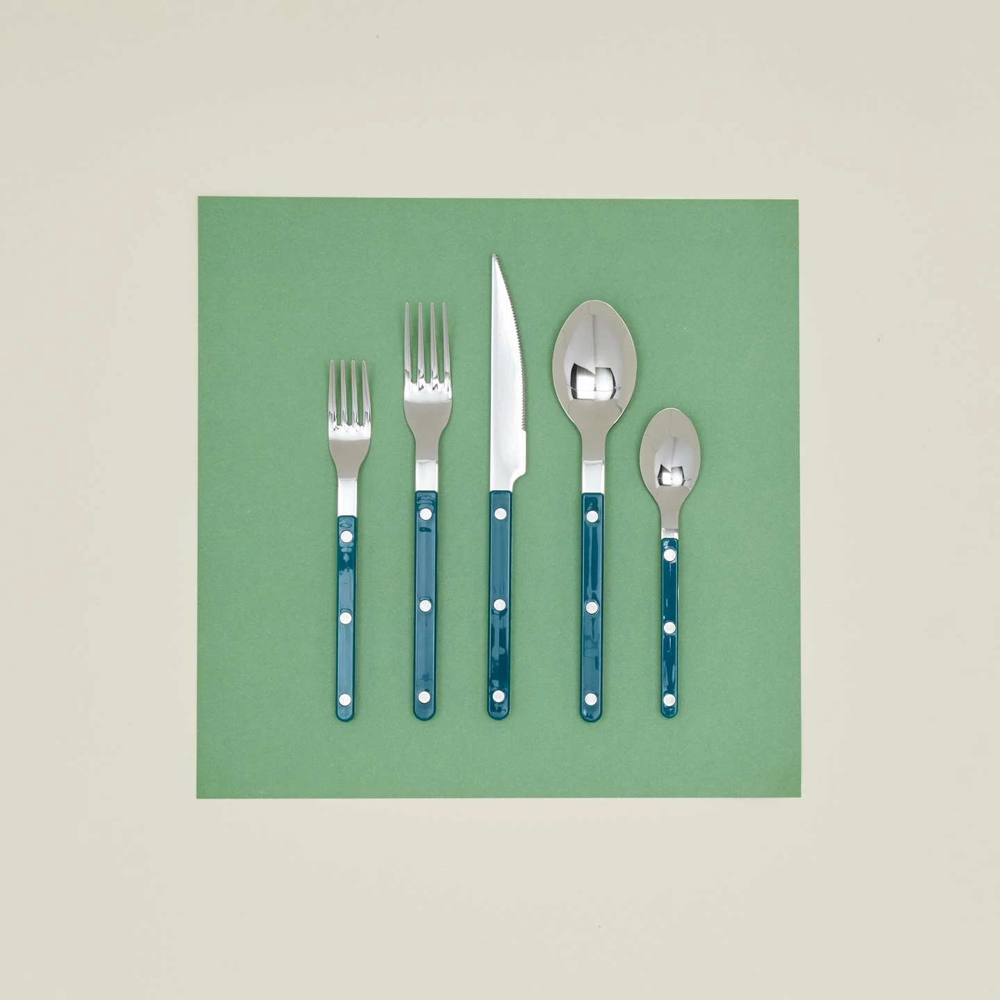 Sabre Bistrot Flatware - Aquamarine