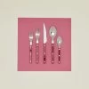 Sabre Bistrot Flatware - Burgundy