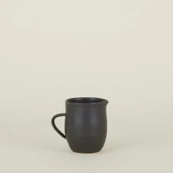 Stoneware Creamer - Black