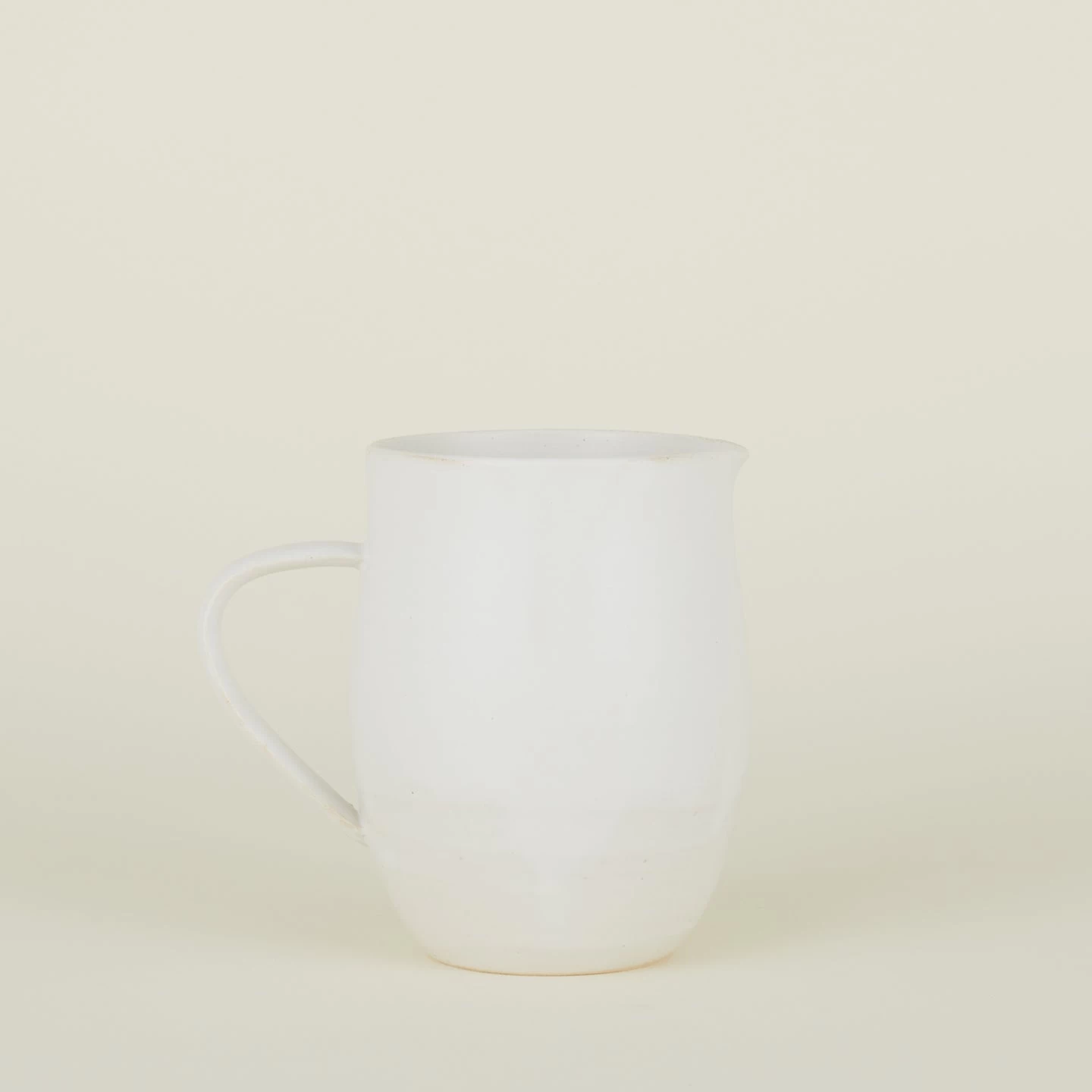 Stoneware Pitcher - Eggshell