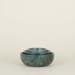 Simple Marble Bowl - Green