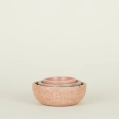 Simple Marble Bowl - Pink