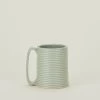 Tall Ribbed Mug - Seafoam